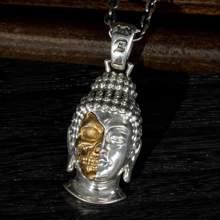Impermanence Buddha Head Pendant