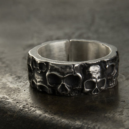 Impermanence Skull Gothic Ring