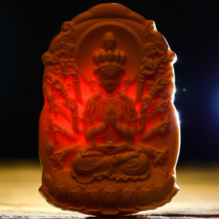 Infinite Compassion Ivory Quan Yin Pendant