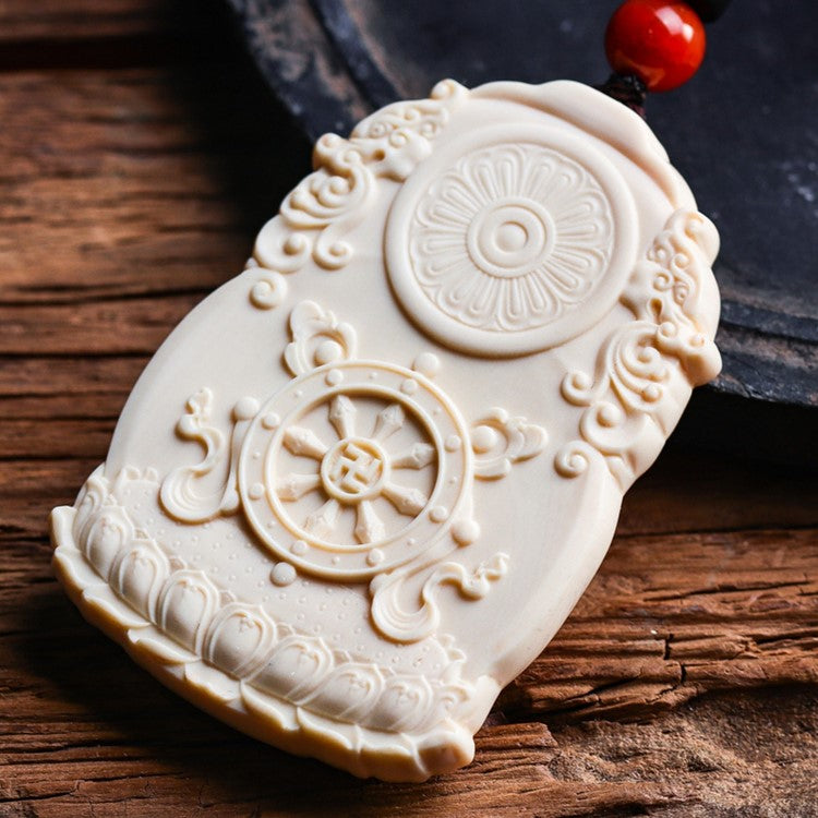 Infinite Compassion Ivory Quan Yin Pendant