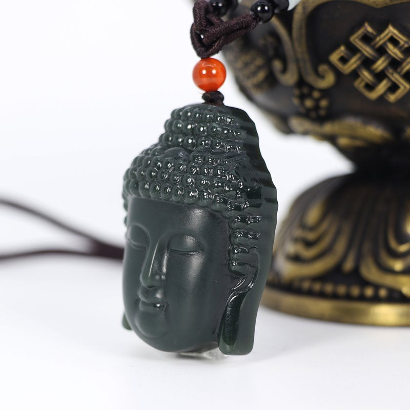 Jade Buddha Pendant