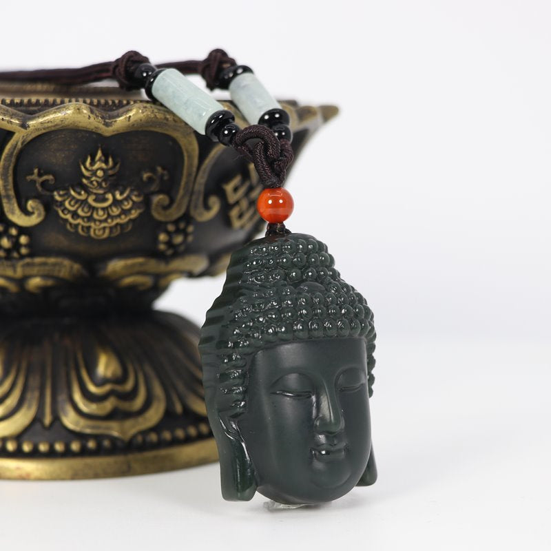 Jade Buddha Pendant