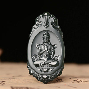 Jade Guan Yin Pendant