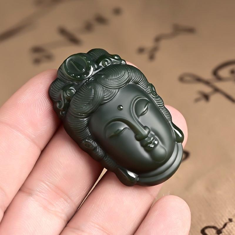 Jade Guanyin Pendant