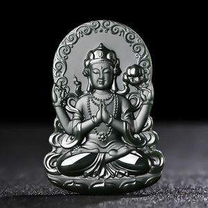 Jade Guanyin Pendant