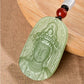 Jade Oval Kuan Yin Pendant