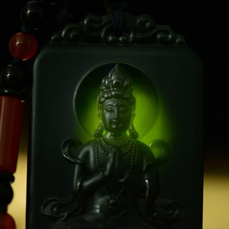 Jade Quan Yin Pendant