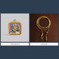 Square-Framed Jambala Thangka Pendant