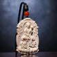 Joyful Meditation Ivory Samantabhadra Pendant