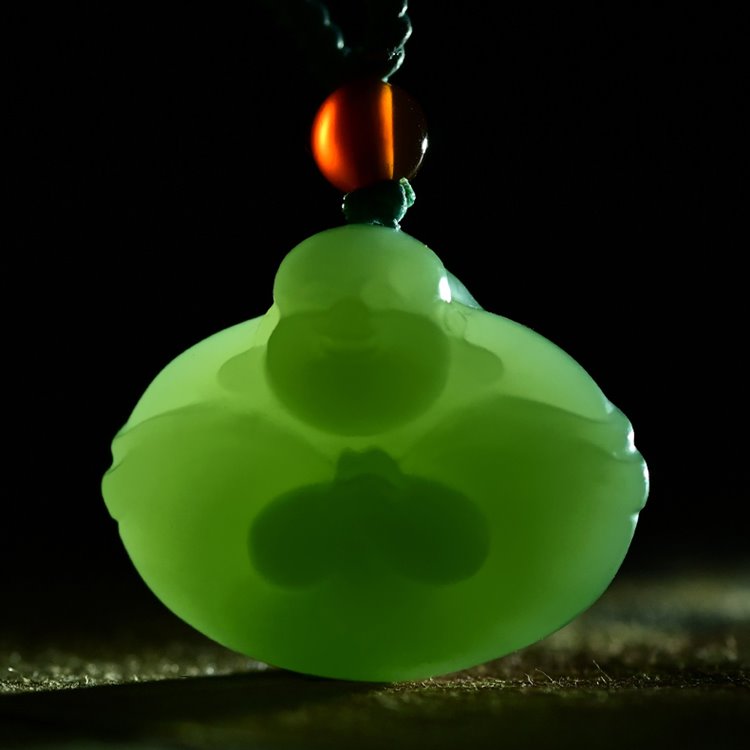 Lady Buddha Jade Pendant