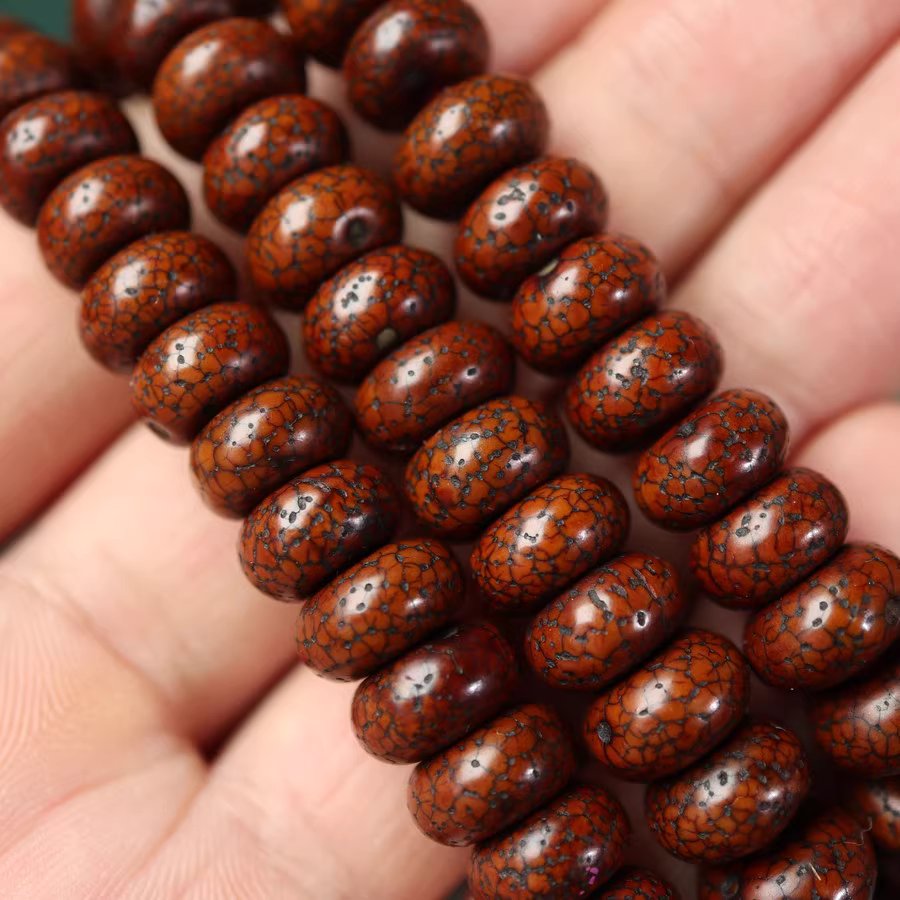 Large Antique Tibetan Lotus Seed Mala