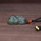 Laughing Buddha Jade Necklace