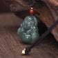 Laughing Buddha Jade Necklace