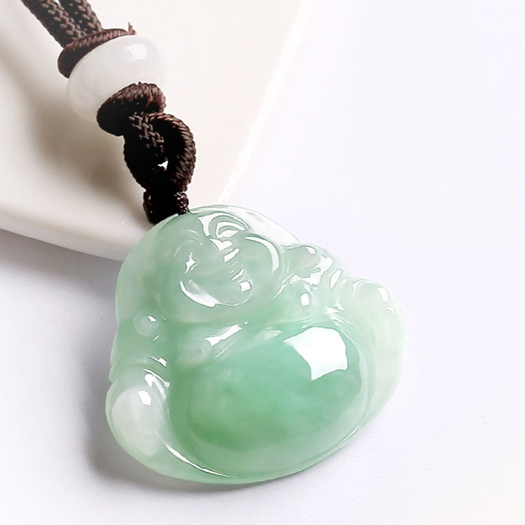 Green store Jade Buddha Pendant