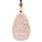 Limitless Compassion Real Ivory Kokuza Bosatsu Pendant