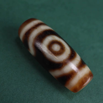 Love Talisman for Devoted Souls 2 Eye Dzi Bead