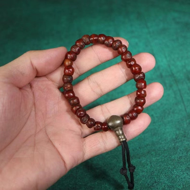 Antique Tibetan Small Bodhi Seed Wrist Mala-Mantrapiece