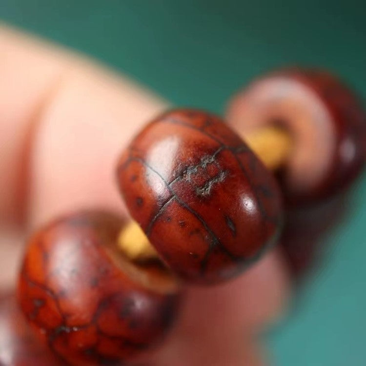 Antique Tibetan Red Bodhi Seed Beads-Mantrapiece