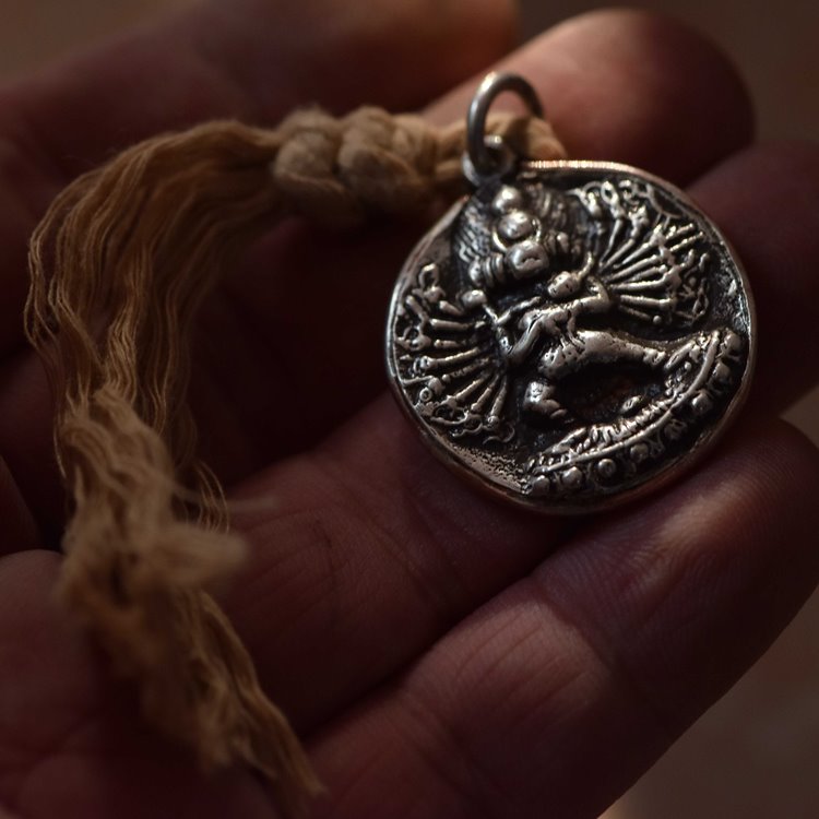 Mini Vajrapani Buddha Pendant