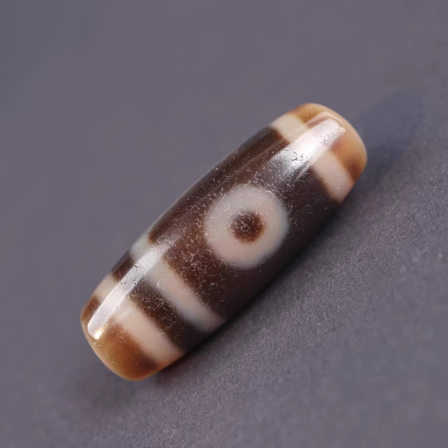 Non-Duality Contemplation Talisman 2 Eye Dzi Bead