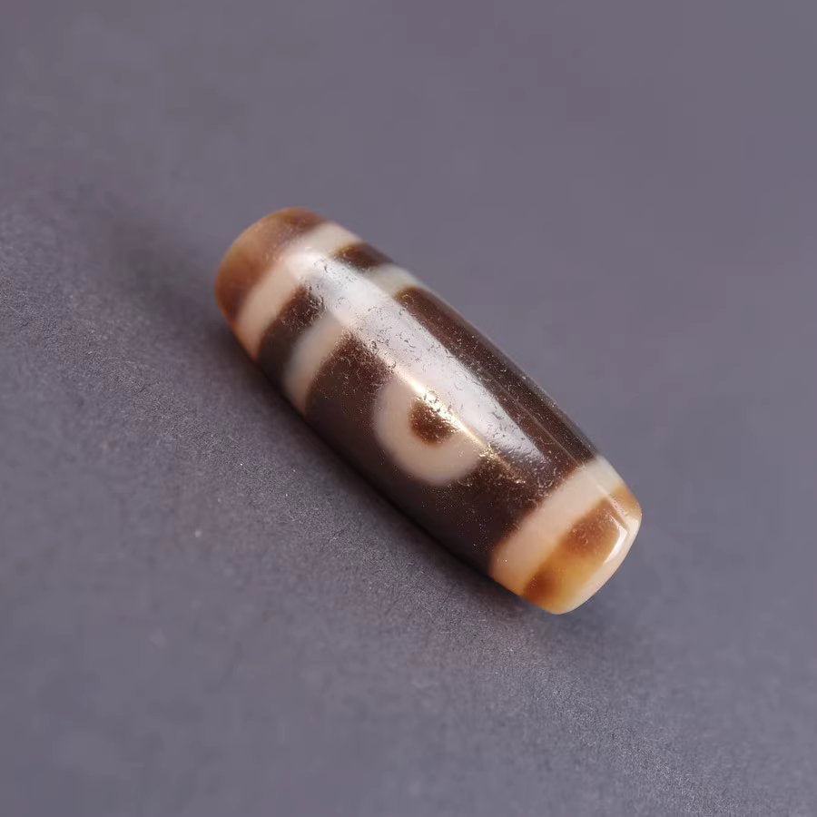 Non-Duality Contemplation Talisman 2 Eye Dzi Bead