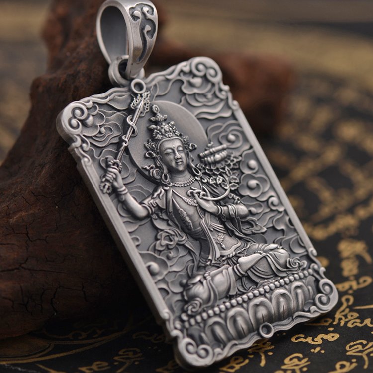 Framed Perfected Wisdom Manjushri Pendant
