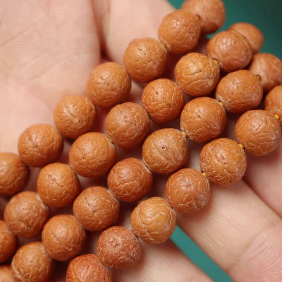 Nepali Mala: Made with Rare Small Nepali Bodhi Seeds 