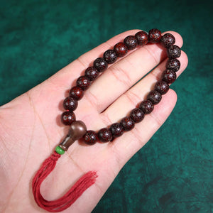 Antique Tibetan Star Moon Bodhi Seed Rosary Beads-Mantrapiece