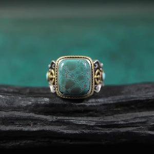 Old Tibetan Turquoise Ring-Mantrapiece