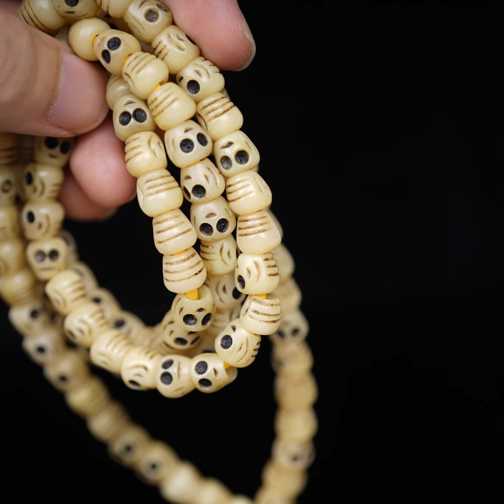 Tibetan sale skull beads