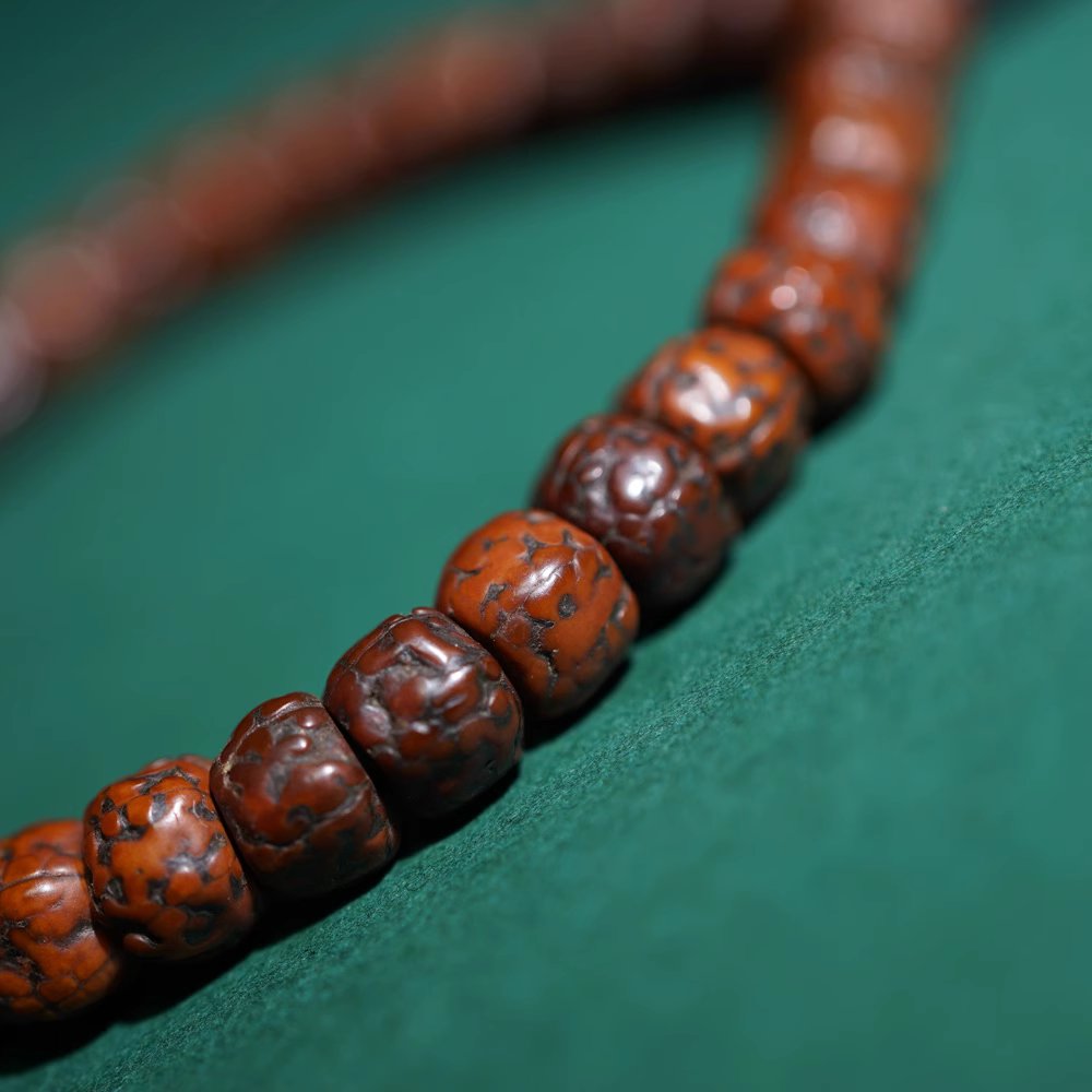 Antique Tibetan Small Rudraksha Mala Bracelet-Mantrapiece