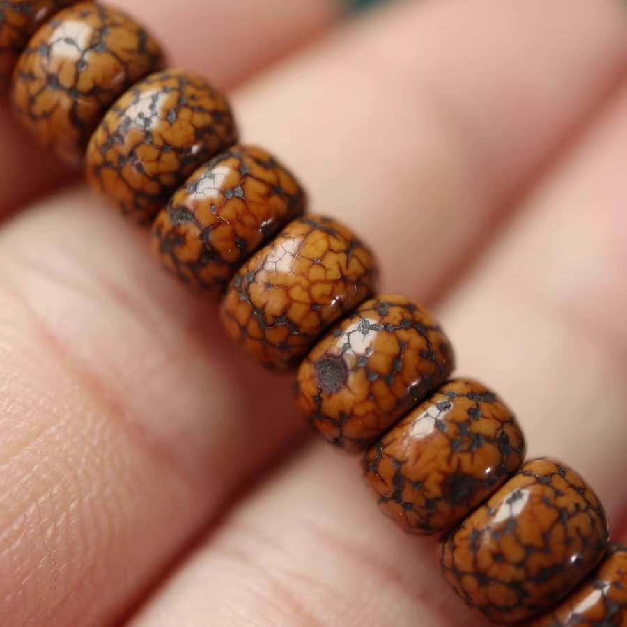 Antique Tibetan Lotus Seed Bracelet-Mantrapiece