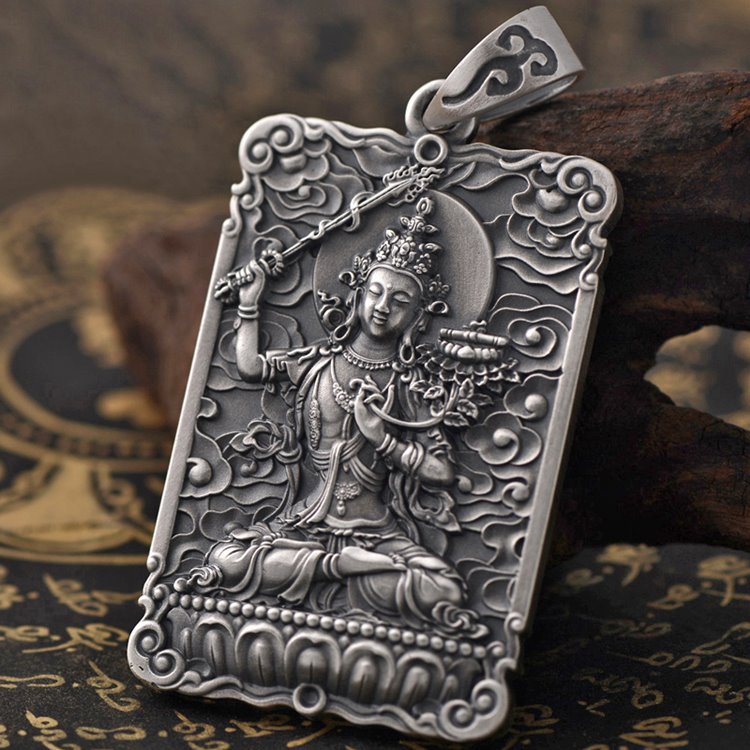 Framed Perfected Wisdom Manjushri Pendant