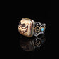 Antique Tibetan Iron Skull Ring-Mantrapiece