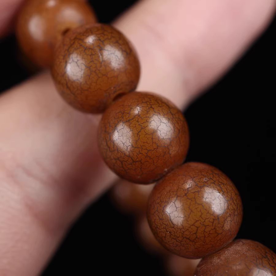 Antique Bodhi Root Tibetan Mala Beads-Mantrapiece