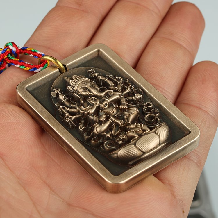Brass Ganesha Charm