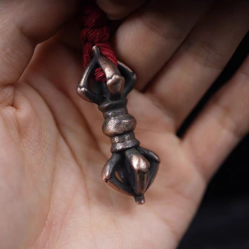 Old Tibetan Aged Tibetan Vajra Talisman