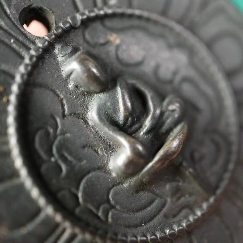 Old Tibetan Awakened Earth-Whisperer Medallion