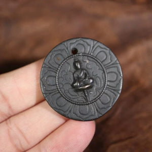 Old Tibetan Awakened Earth-Whisperer Medallion