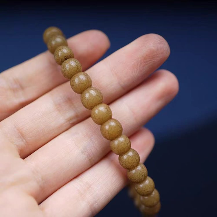 Old Tibetan Bodhi Root Male Yoga Mala-Mantrapiece