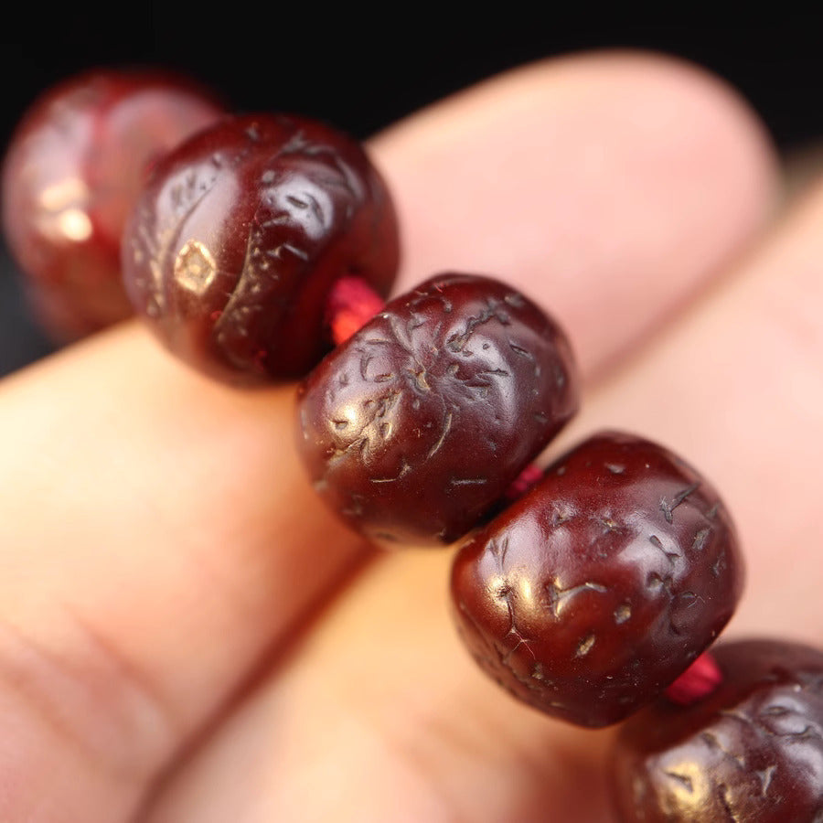 Old Tibetan Bodhi Seed Mala Prayer Beads