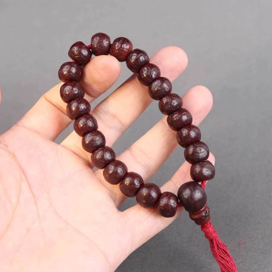 Old Tibetan Bodhi Seed Mala Prayer Beads