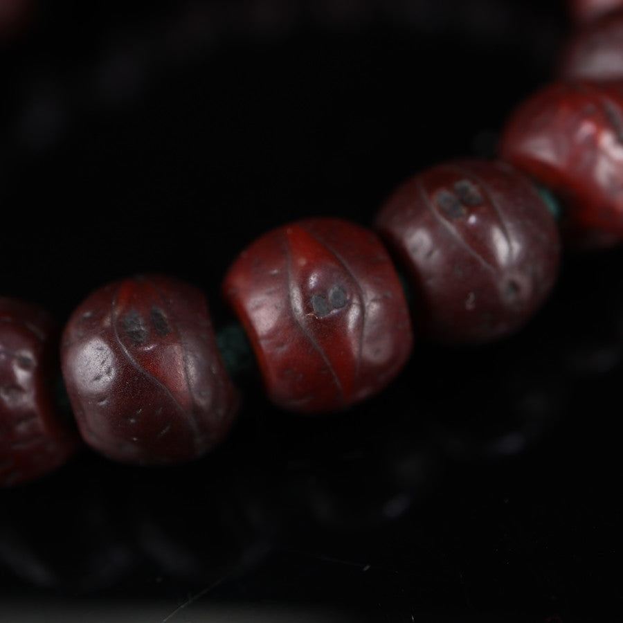 Old Tibetan Bodhi Seed Mens Wrist Mala