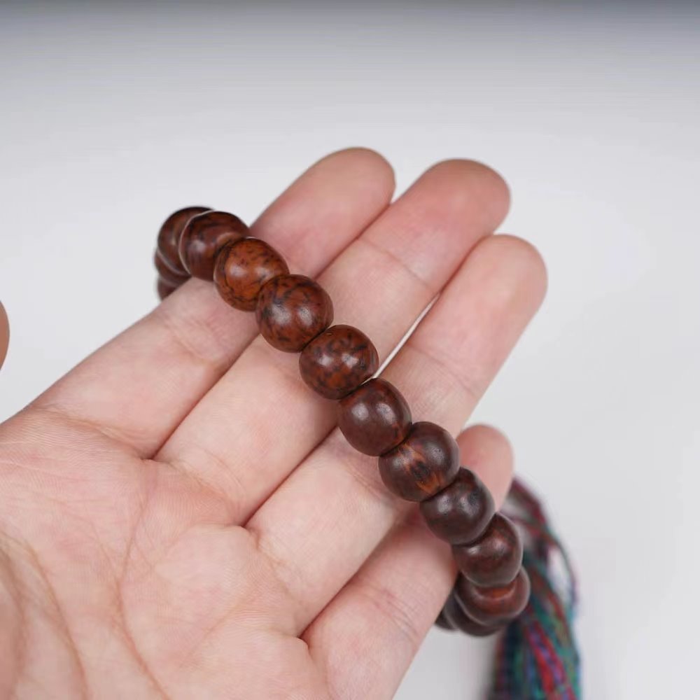 Antique Tibetan Buddha Tree Seeds Wrist Mala