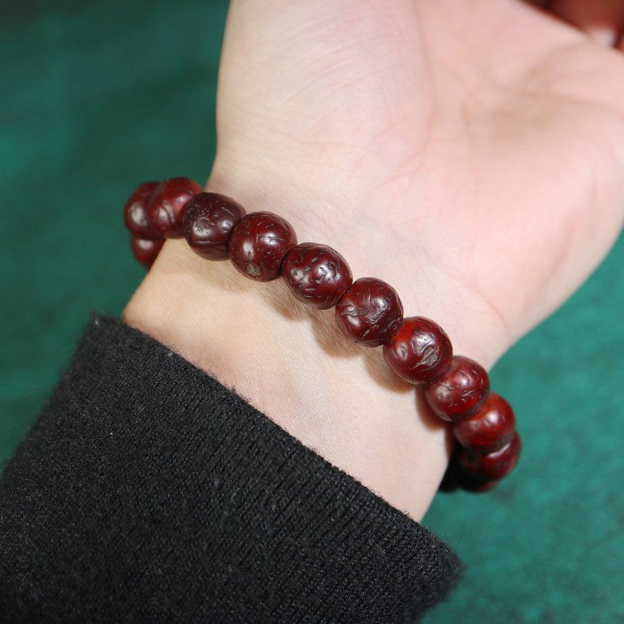 Old Tibetan Bodhi Seed Wrist Mala