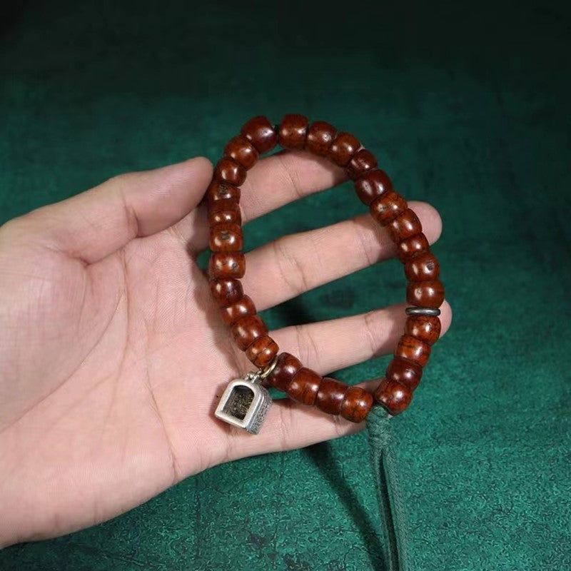 Old Tibetan Bodhi Seed Wrist Mala