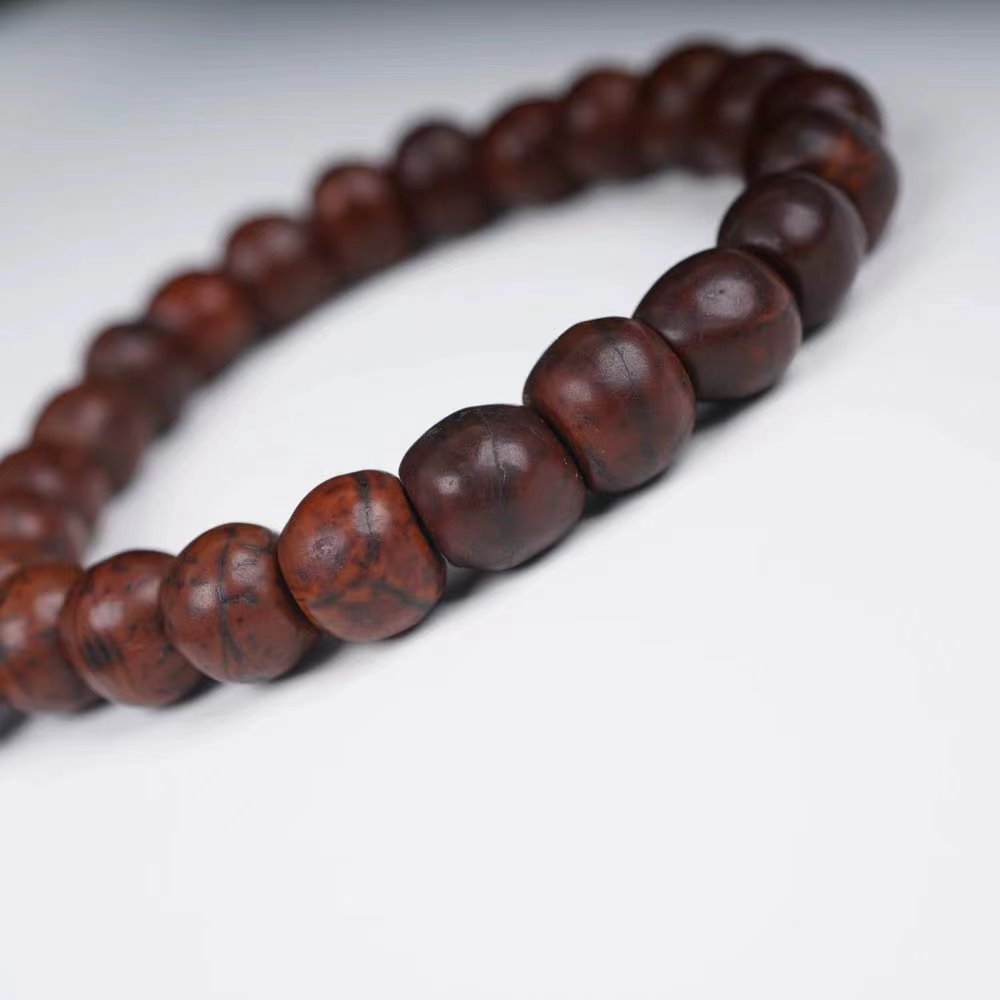 Old Tibetan Bodhi Seed Wrist Mala-Mantrapiece