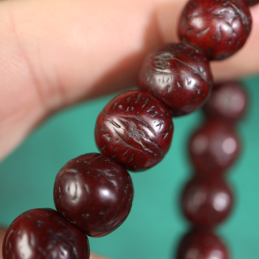 Old Tibetan Bodhi Seed Wrist Mala