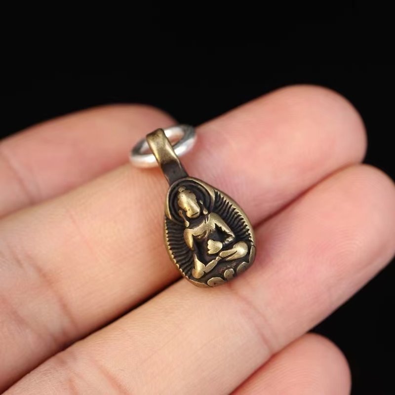 Old Tibetan Bodhisattva Pendant-Mantrapiece