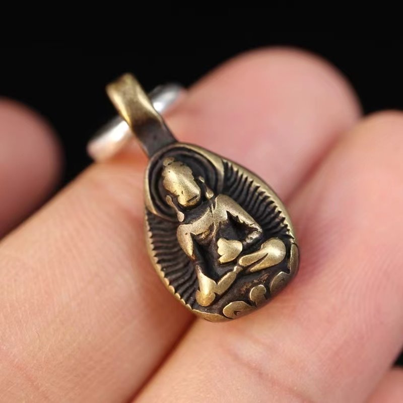 Old Tibetan Bodhisattva Pendant-Mantrapiece